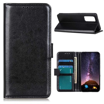 Samsung Galaxy A52 5G, Galaxy A52s Portemonnee Hoesje met Magneetsluiting - Zwart