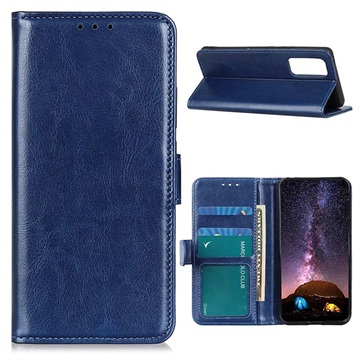 Samsung Galaxy A52 5G, Galaxy A52s Portemonnee Hoesje met Magneetsluiting - Blauw