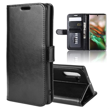 Samsung Galaxy Note10 Portemonnee Hoesje met Magneetsluiting - Zwart