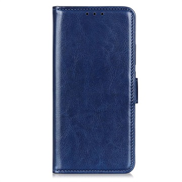 Samsung Galaxy S22 5G Portemonnee Hoesje met Statief - Blauw