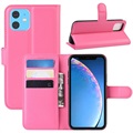 iPhone 11 Portemonnee Hoesje met Magneetsluiting - Hot Pink