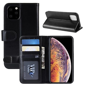 iPhone 11 Pro Max Portemonnee Hoesje met Magneetsluiting - Zwart