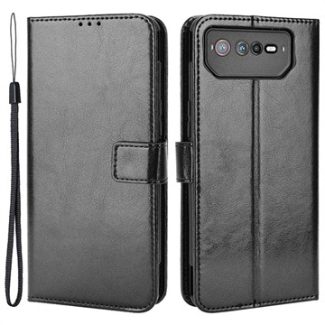 Asus ROG Phone 6/6 Pro Wallet Case met Magnetische Sluiting - Zwart