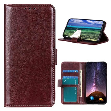 Sony Xperia 1 IV Portemonnee Hoesje met Magneetsluiting - Bruin
