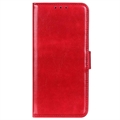 iPhone 15 Portemonnee Hoesje met Magnetische Sluiting - Rood