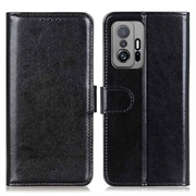 Xiaomi 11T/11T Pro Portemonnee Hoesje met Statief - Zwart