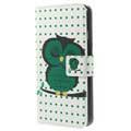 iPhone 6 / 6S Wallet Hoesje - Groene Uil