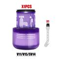Wasbaar HEPA filter voor Dyson V15 / V15s / V15 Detect - Paars