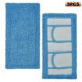 Wasbare vervangingsdoeken voor Swiffer vloermop - 5 stuks. - Blauw