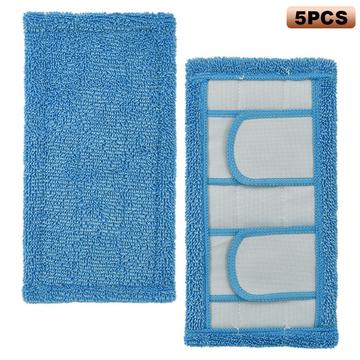 Wasbare vervangingsdoeken voor Swiffer vloermop - 5 stuks. - Blauw