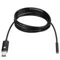 Android, PC Waterbestendig 8mm USB Endoscope Camera AN99 - 2m - Zwart