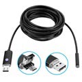 Android, PC Waterbestendig 8mm USB Endoscope Camera AN99 - 5m - Zwart