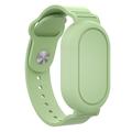 Waterdicht Silicone Polsbandje voor Samsung Galaxy SmartTag 2 Bluetooth Tracker Beschermhoesje - Groen