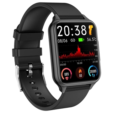 Waterbestendig Smartwatch met Hartslag Q26PRO - Zwart