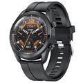 Waterbestendig Smartwatch Met Hartslag L16 - Siliconen - Zwart