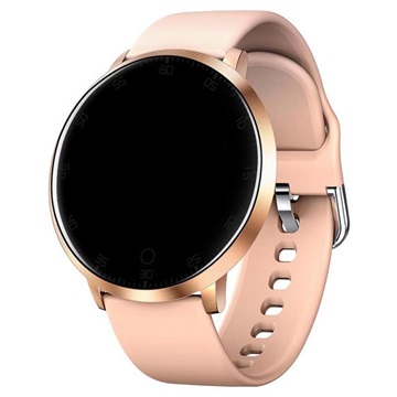 Waterdichte Smartwatch met Hartslag K12 (Geopende verpakking - Bevredigend) - Roségoud