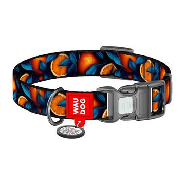 Waudog Nylon Halsband met QR Code - Maat S