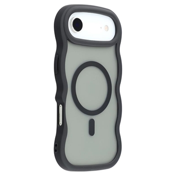 iPhone Air Golfrand magnetisch hybride hoesje - zwart