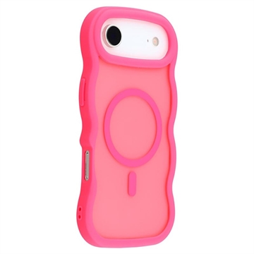 iPhone Air Golfrand magnetisch hybride hoesje - Hot Pink