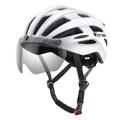 West Biking YP0708100 Fietshelm met magnetische zonnebril - Wit