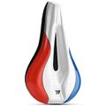 West Biking YP0801256 Fietszadelhoes van traagschuim - Rood / Blauw / Wit