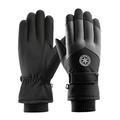 Winddichte Outdoor Winter Touch Screen Handschoenen - Heren - Zwart / Grijs