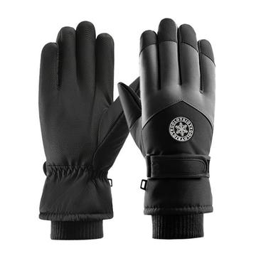 Winddichte Outdoor Winter Touch Screen Handschoenen - Heren - Zwart / Grijs