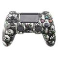 Draadloze gamecontroller met trilfunctie voor PS4 - Schedels