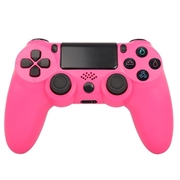 Draadloze gamecontroller gamepad voor PS4 game joystick met luidspreker en stereo hoofdtelefoonaansluiting - Roze