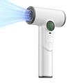 Draadloze haardroger met 100 snelheden koel/warm, slimme display - Wit