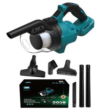 Draadloze handstofzuiger met HEPA-filter, LED-lampje - 9.4Kpa - Groen