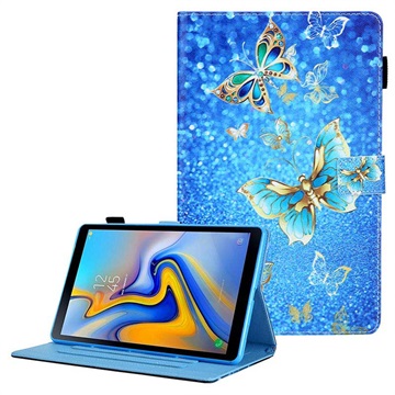 Samsung Galaxy Tab A7 Lite Wonder Series Folio Case - Blauw Vlinder