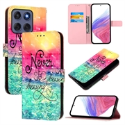 Motorola Edge 60/60 Fusion Wonder Series Portemonnee Hoesje - Stop nooit met dromen