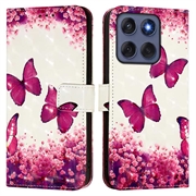 Motorola Edge 60/60 Fusion Wonder Series Portemonnee Hoesje - Rozenvlinders