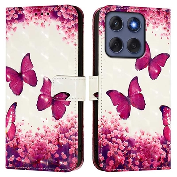 Motorola Edge 60/60 Fusion Wonder Series Portemonnee Hoesje - Rozenvlinders
