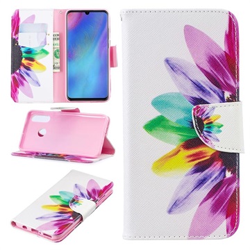 Wonder Series Huawei P30 Lite Wallet Case - Bloem