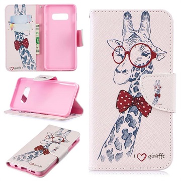 Wonder Series Samsung Galaxy S10e Portemonnee Hoesje – Giraffe