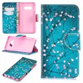Wonder Series Samsung Galaxy S10e Portemonnee Hoesje – Witte Bloemen