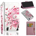 Wonder Series Samsung Galaxy Note20 Portemonnee Hoesje - Bloeiende Boom