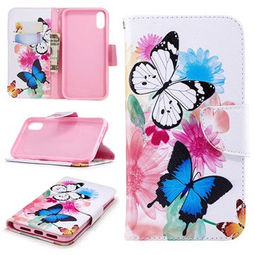 iPhone XR Portemonnee Hoesje - Wonder Series - Vlinders