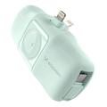 Wozinsky WF16-YLS 5000mAh Lightning Power Bank met ingebouwde USB-C-kabel & Apple Watch-oplader - 15W