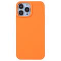 X-Level iPhone 14 Pro Rubberen Plastic Hoesje - Oranje