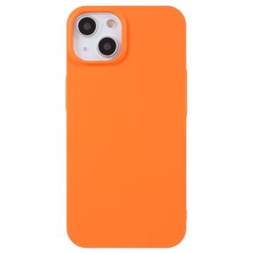 X-Level iPhone 14 Rubberen Plastic Hoesje - Oranje