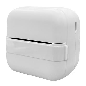 X18 Mini Pocket Inktloze Thermische Printer - 200DPI, Bluetooth - Wit
