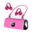X22 draadloze oortjes met clipbevestiging en stijlvolle oplaadcase - schitterend magenta