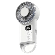 X33 draagbare koelventilator voor halfgeleiders - 1800mAh - wit