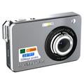 X800 2.8" HD digitale camera met video-opname, 16x zoom - zilver