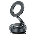 X69 Roterende Magnetische Autotelefoonhouder met Zuignap - Zwart