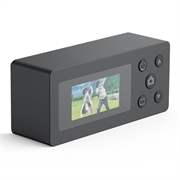 X7 Full HD retro mini-zakcamera - Zwart