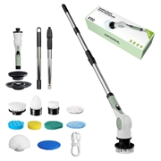 X90 10-in-1 draadloze elektrische reinigingsborstel - lichtgroen